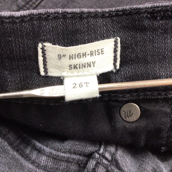 Madewell 9” High Rise Skinny Jeans Button-fly Tall - Picture 13 of 15